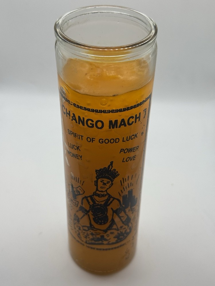 Veladora Chango Macho Amarilla/ Yellow Chango Candle