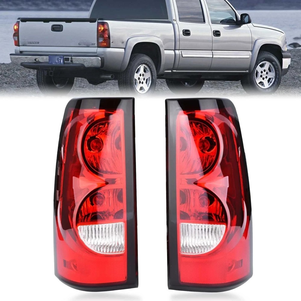 Tail Lights Assembly Compatible with 2003-2006 Chevy Silverado 1500 2500 1500HD