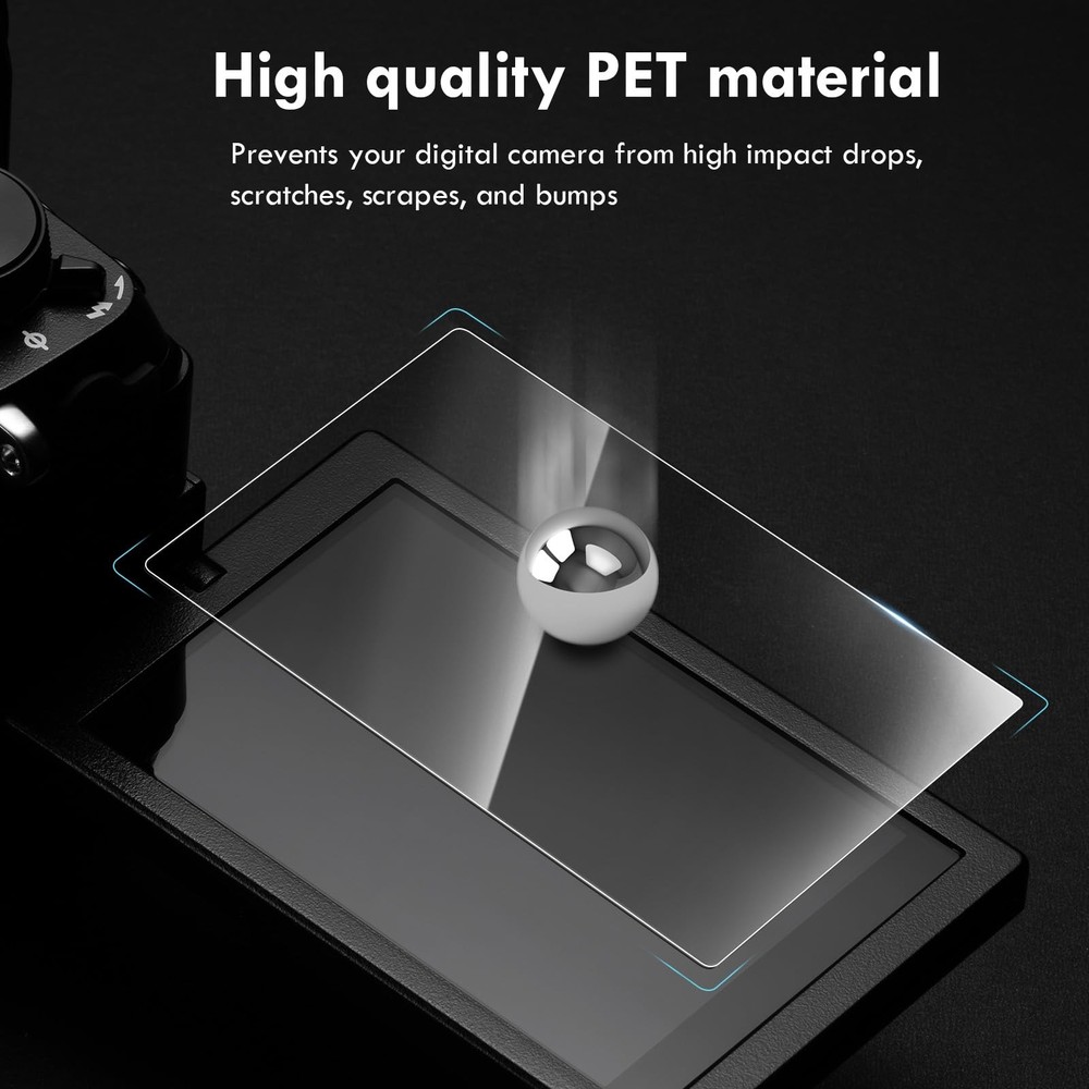 Rieibi (3 Pack Soft Screen Protector for OM-1 Mark II/OM-1, II/OM-1
