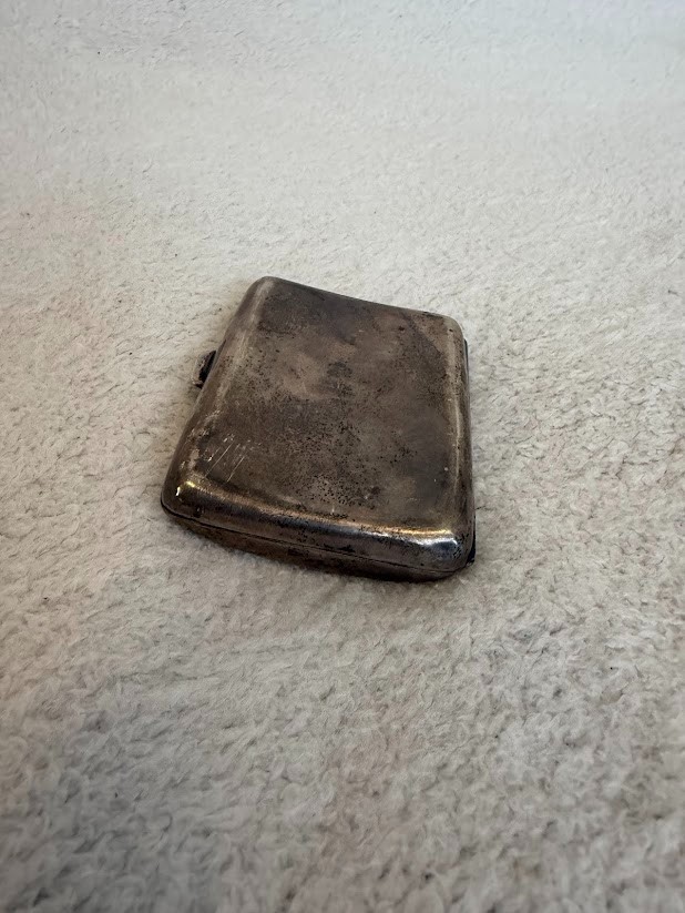 Antique 1883 J.Dixon and Sons Birmingham Solid Silver Cigarette Case, 94 gram