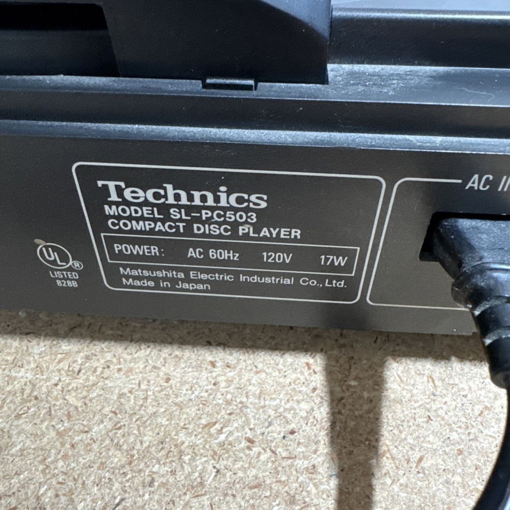Technics Multi Compact Disc Player SL-PC503