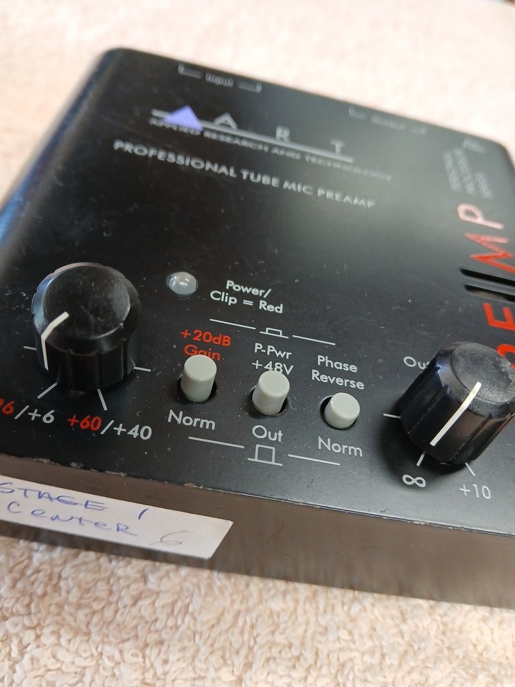 A R T Microphone tube preamp processors (2)