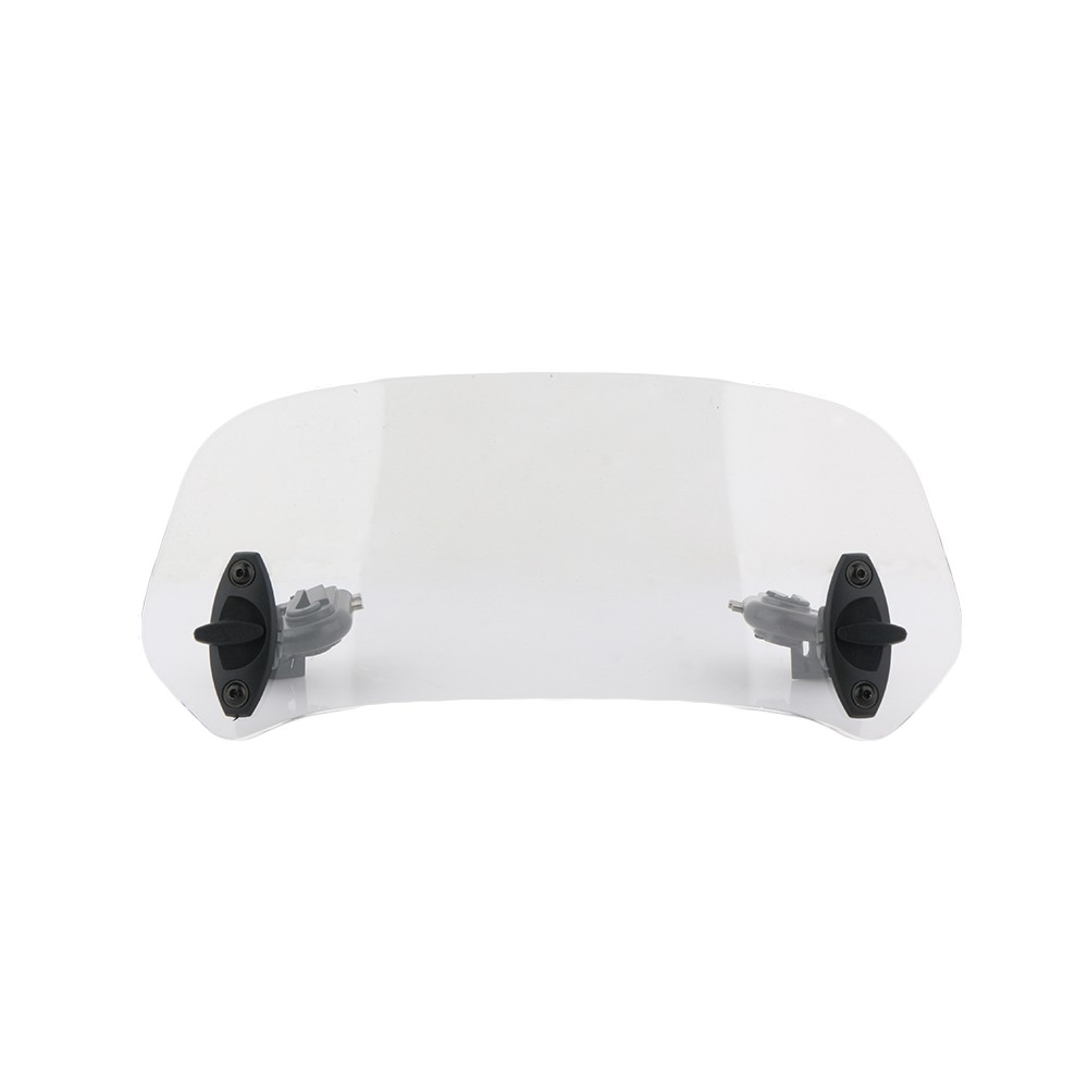 Motorcycle Universal Clip On Windshield Wind Screen Deflector Extension Spoiler