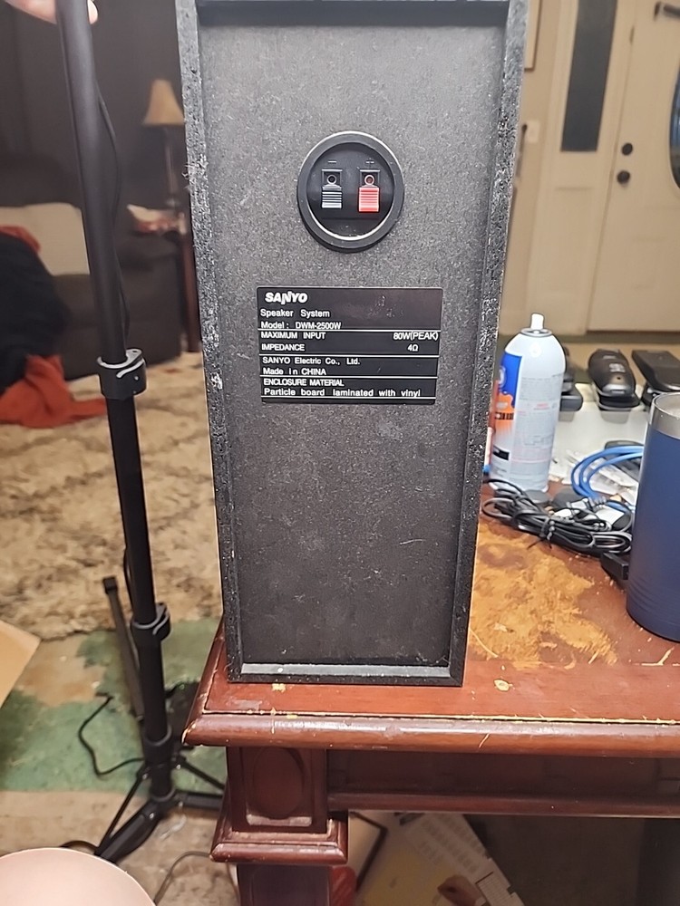Sanyo DWM-2500W Subwoofer TESTED AND WORKING