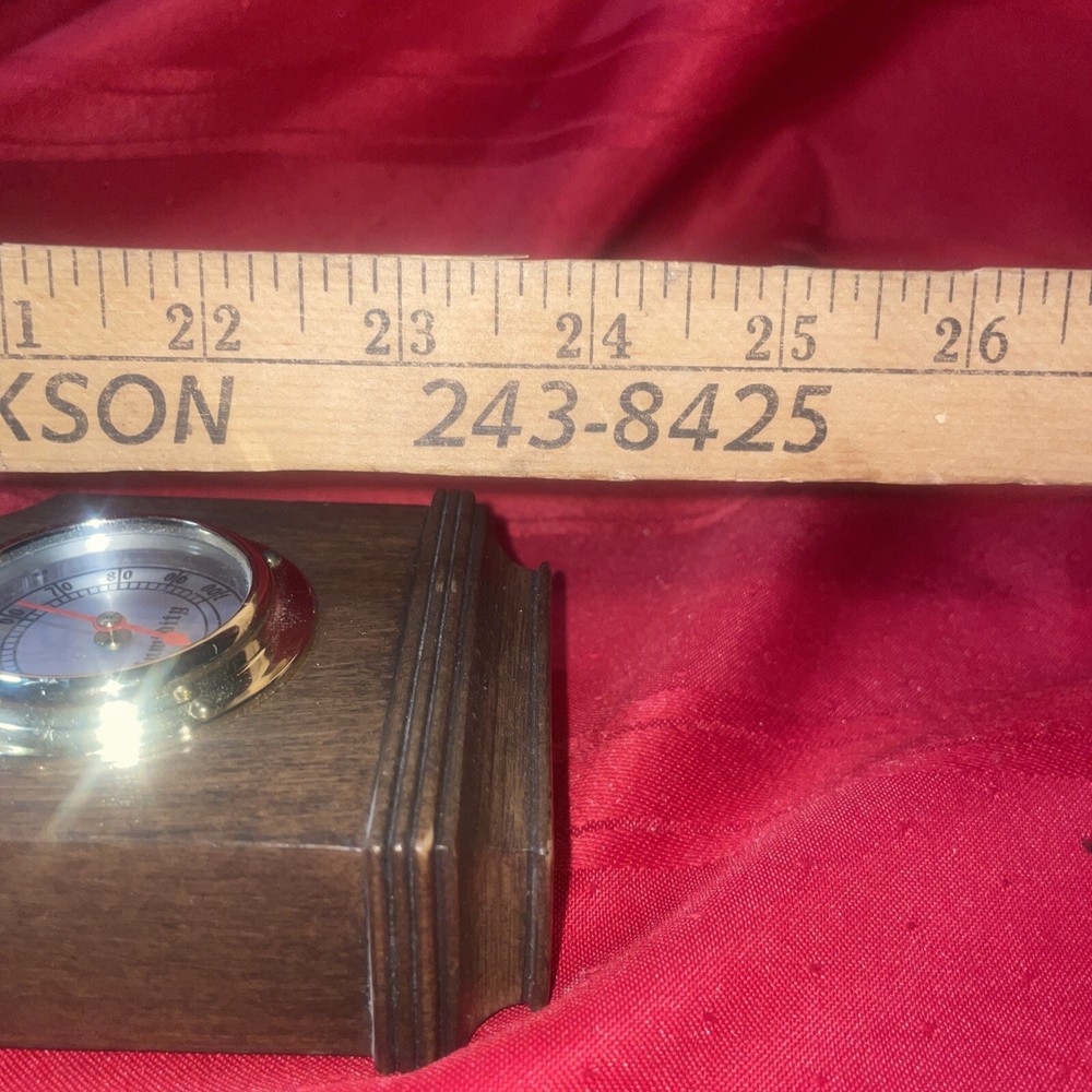 Vintage Chanoe Springfield Barometer No Damage Including Key