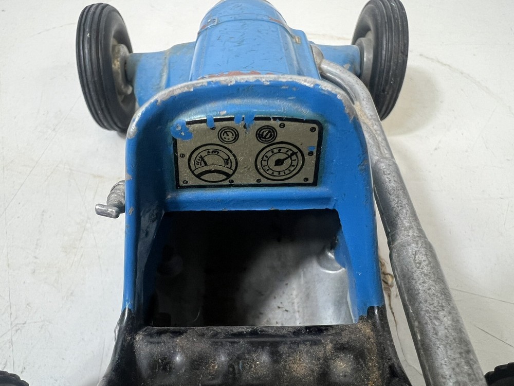 Vintage Ray Cox Thimble Drome Champion Tether Car Blue #20 No Engine
