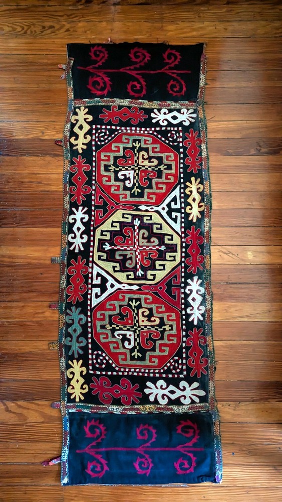 Uzbek Hand Embroidered Mafrash Side Panel