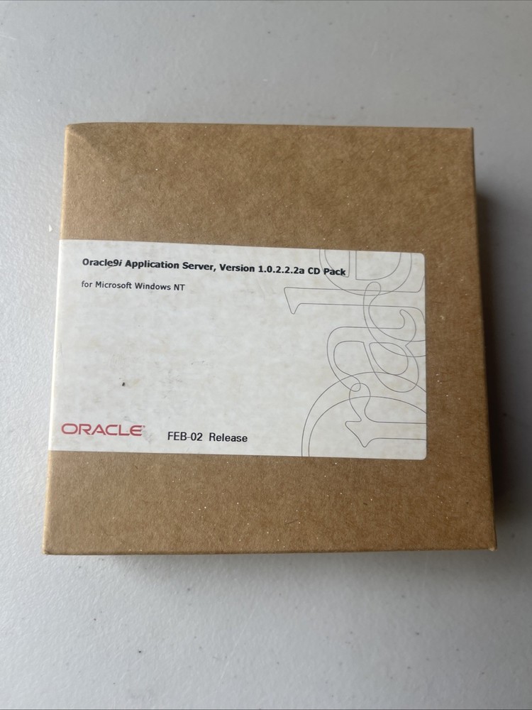 Oracle9i Application Server 1.0.2.2.2a CD Pack Windows NT FEB-02