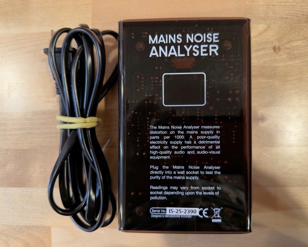 IsoTek Blue Horizon Mains Noise Analyzer