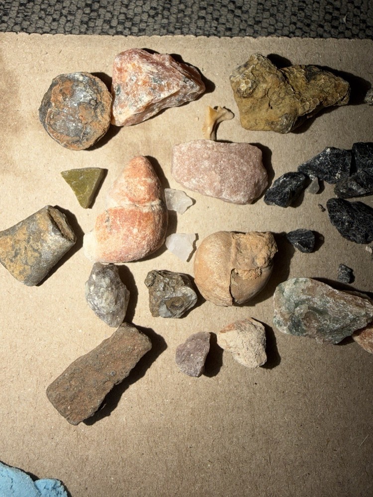Assorted Rocks and Mineral Specimens Collection Mixed Lot