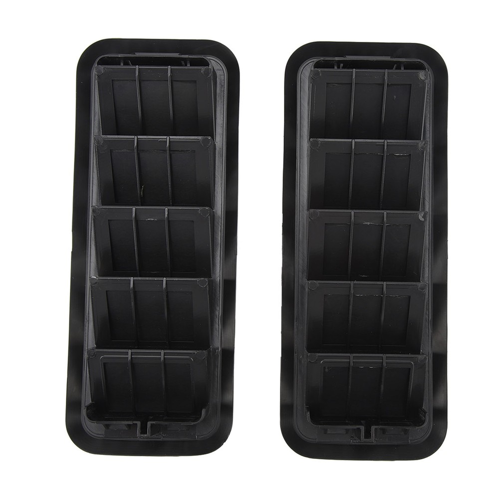 2pcs Back Panel Air Vent Relief Grille Durable Replacement For Chevy Silver COHM