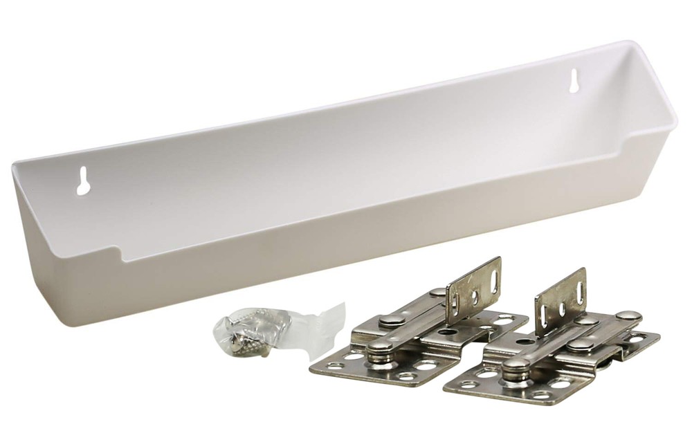 14.75" INCH SINK FRONT TIP OUT TRAY SPONGE HOLDER (KIT OR HINGES OR TRAY)