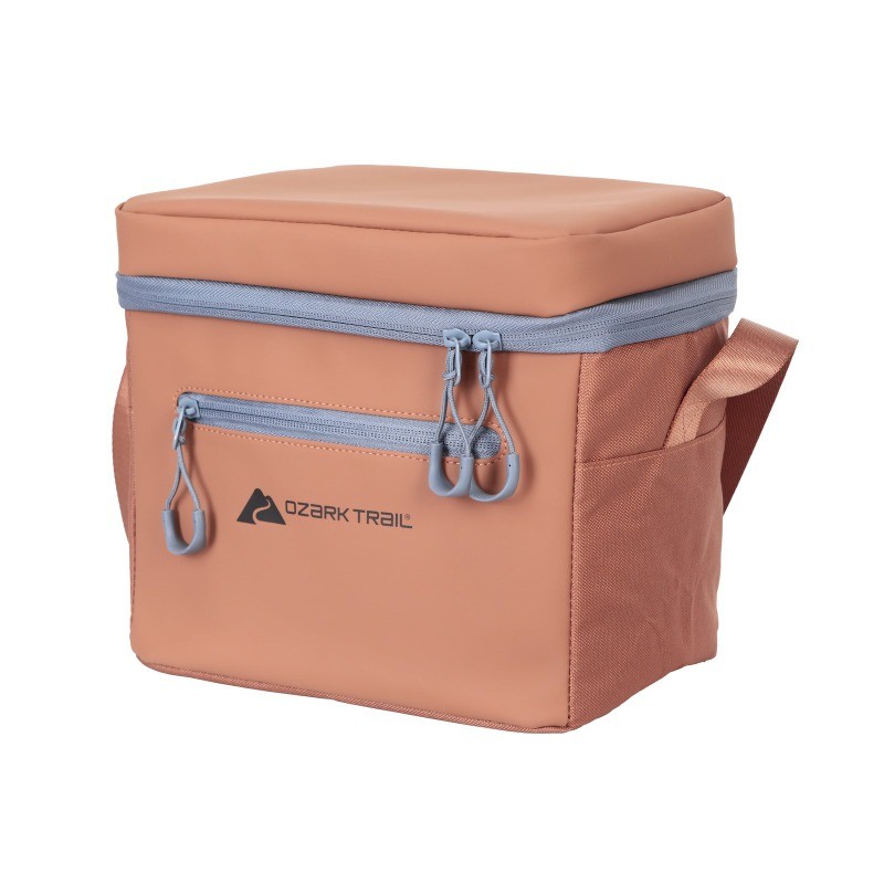 6-Can Soft-Sided Cooler W/ Removable Hard Liner Tan