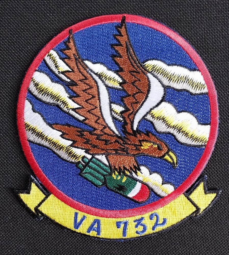 NAVY RESERVE ATTACK SQUADRON 732 ~ VA 732 ~ USN US MILITARY PATCH