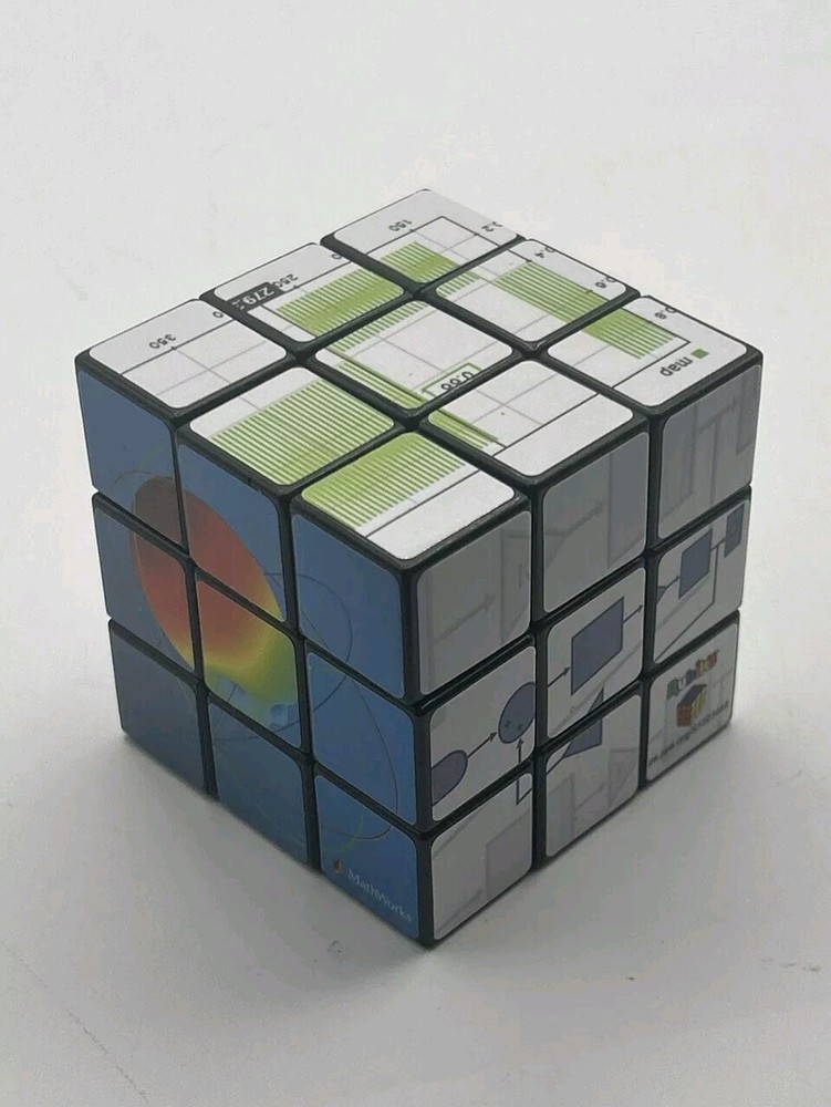 Matlab Simulink Rubik Cube 2.25" Square Slightly Used