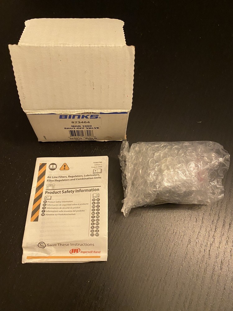 Binks 873464 Mod 1000 shut-off valve