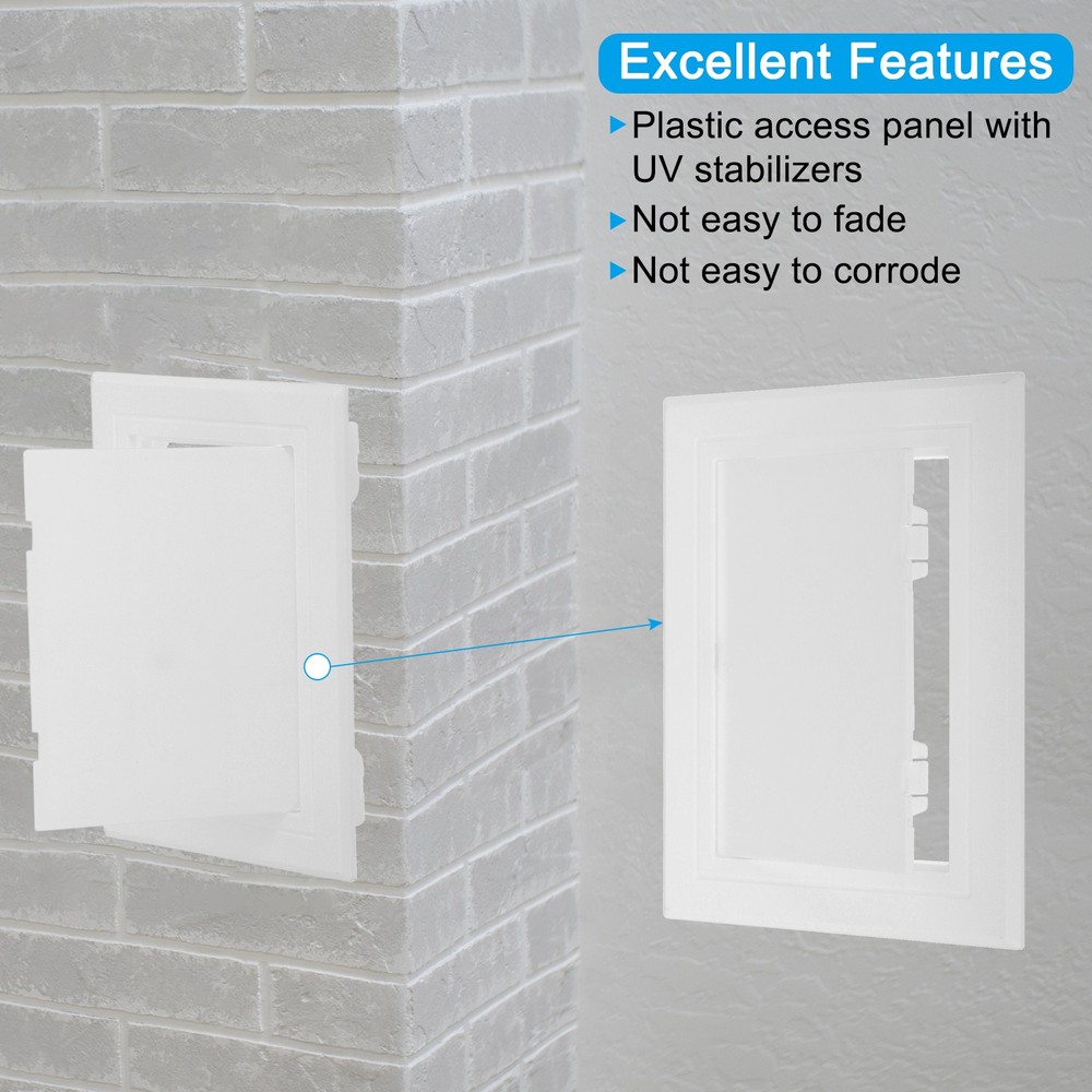 12x10 Inch(300x245mm) Removable Hinged Access Panel, Access Doors, White