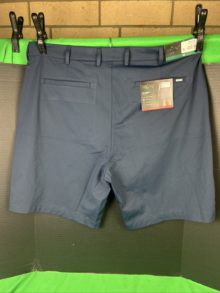 Greg Norman Men's Classic Short Size 40 Navy