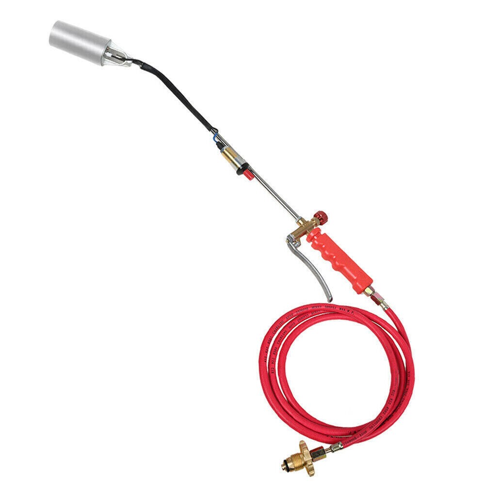 Propane Weed Torch Burner Ice Melter Push Button Igniter 79"Hose Portable