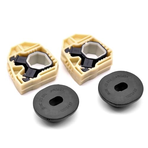 2X Radiator Mount Bracket Kit Compatible For VW CC 2.0L 2009-2012,Eos 2007