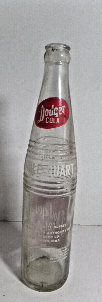 Dodger Cola bottle antique EMPTY