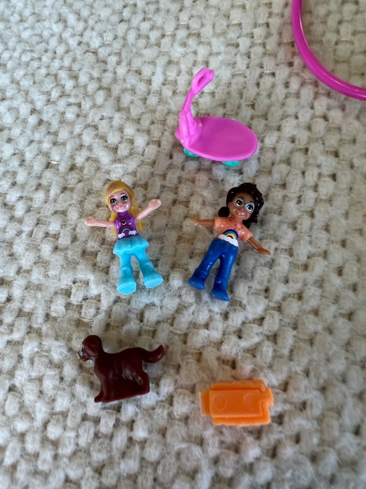 Rainbow Poly Pocket with Figures