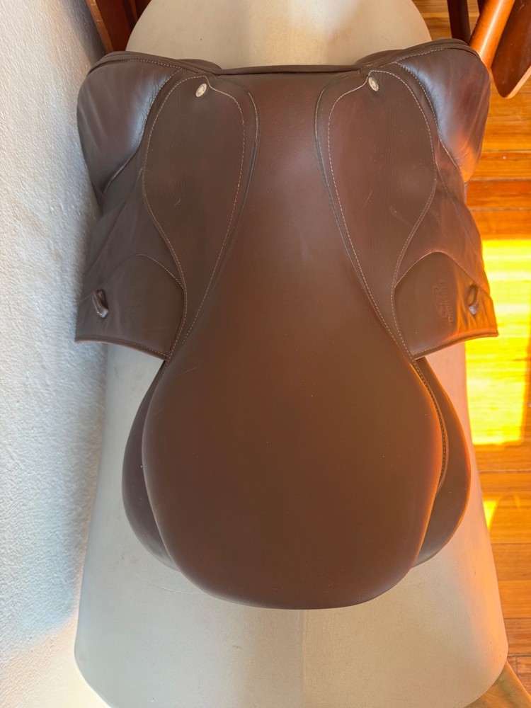 17" Devoucoux Biarritz S Saddle - 2018 - 2N Flaps - Full Buffalo