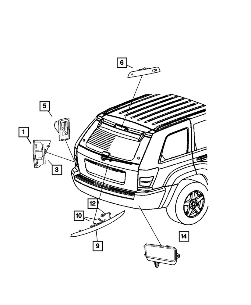 Genuine Mopar Lamp Socket 5143157AA