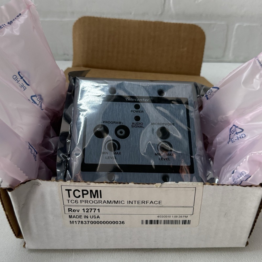 NEW - Rauland-Borg TCPMI TC-6 Program/Mic Interface