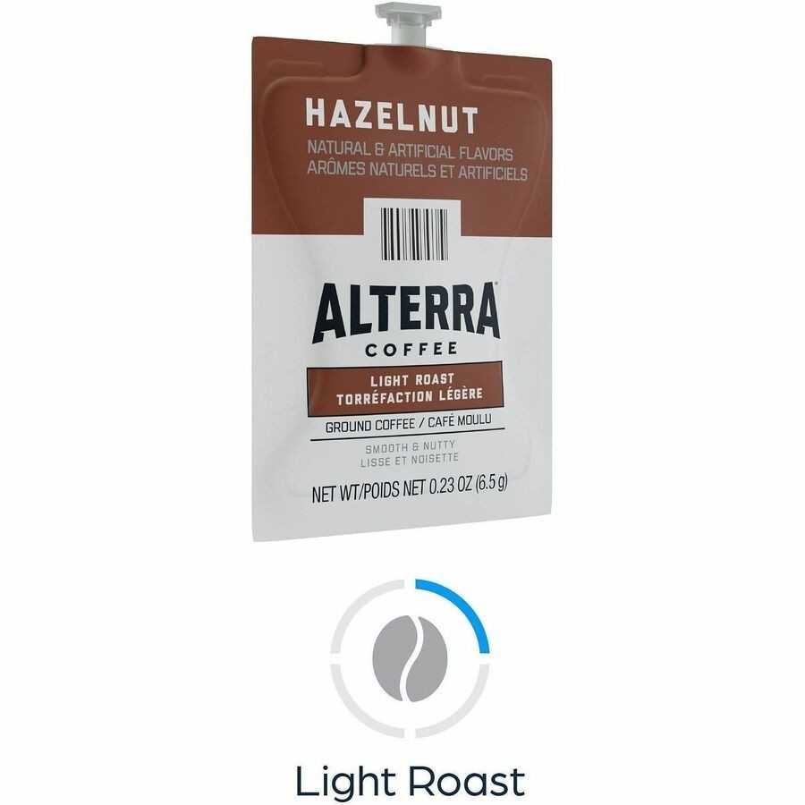 Alterra Hazelnut Flavored Coffee, 40 Flavia Packs, Code 48722