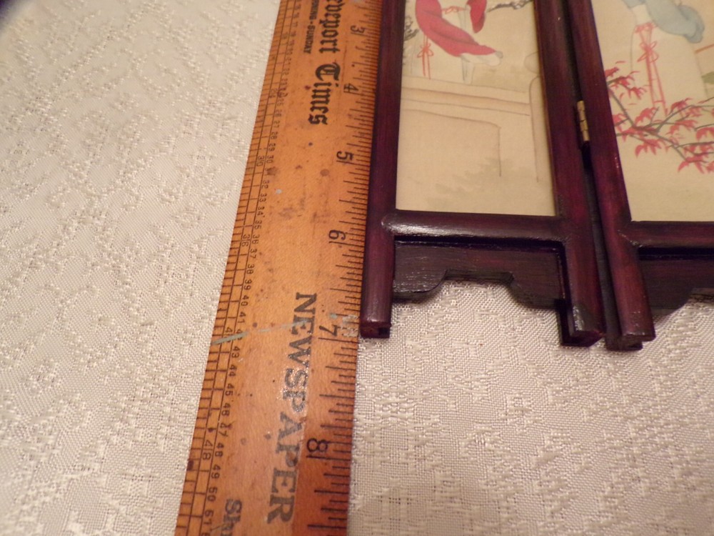 VTG Miniature Chinese Folding Dressing Screen