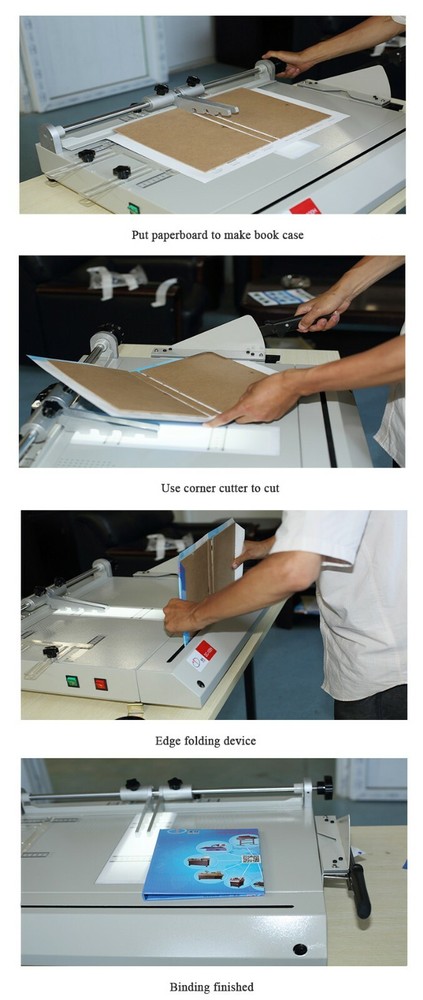 Hardback Hardbound Making Machine A4 Size Hard Cover Case Maker Machine Desktop