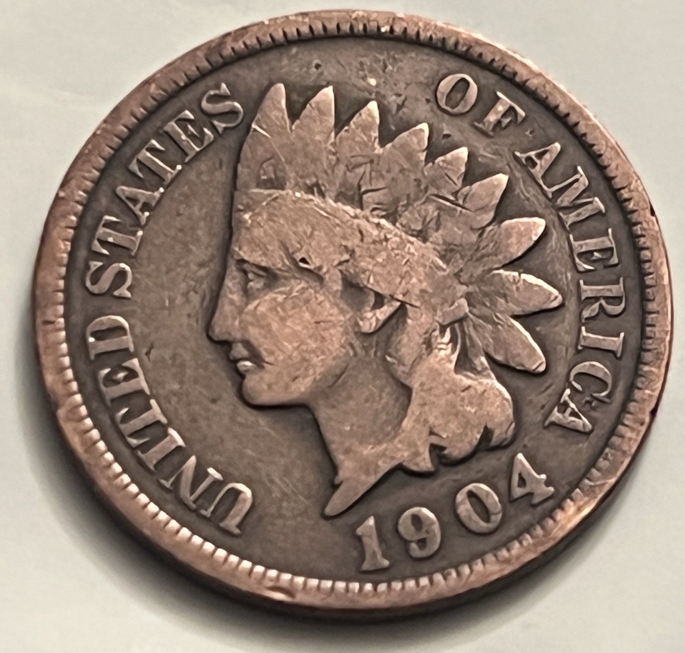 1904 Indian Head Cent VG BN241