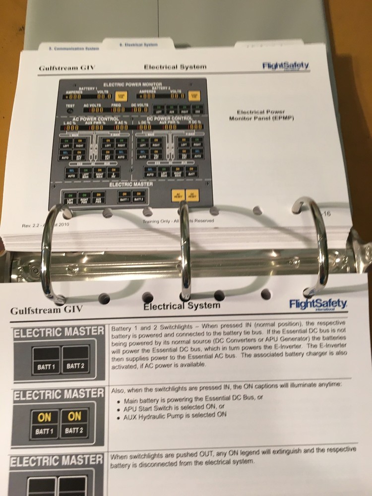 Gulfstream IV Pilot Training Handbook