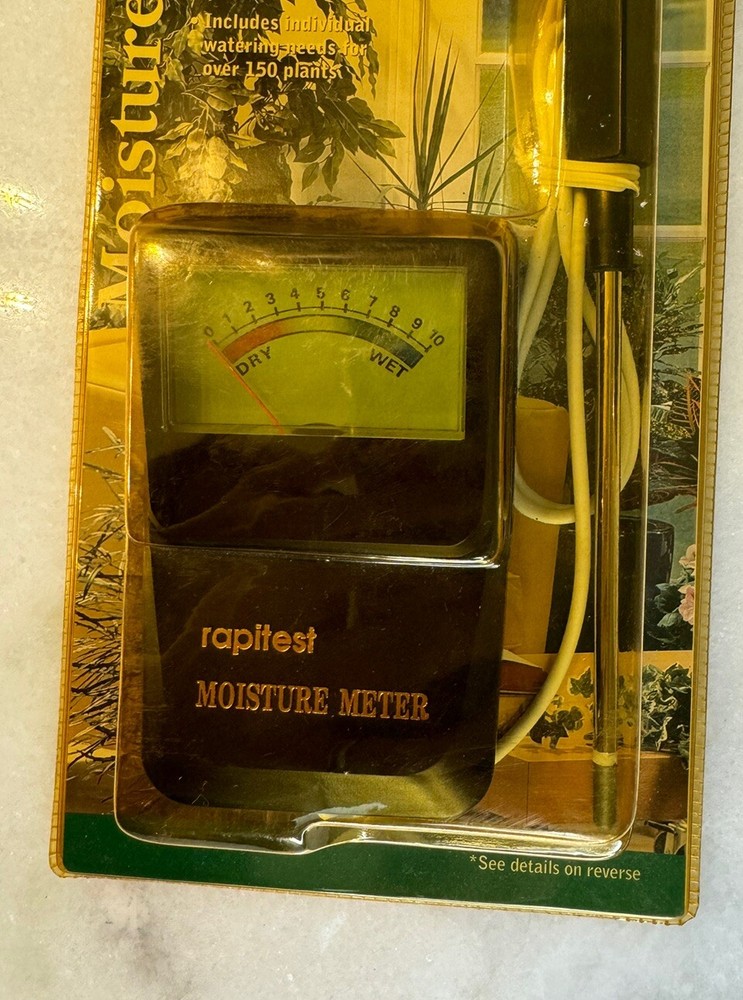 Rapitest Analog Moisture Meter No. 1820 - NOS