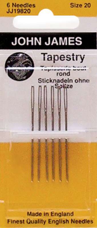 Tapestry Hand Needles Size 20 6/Pkg