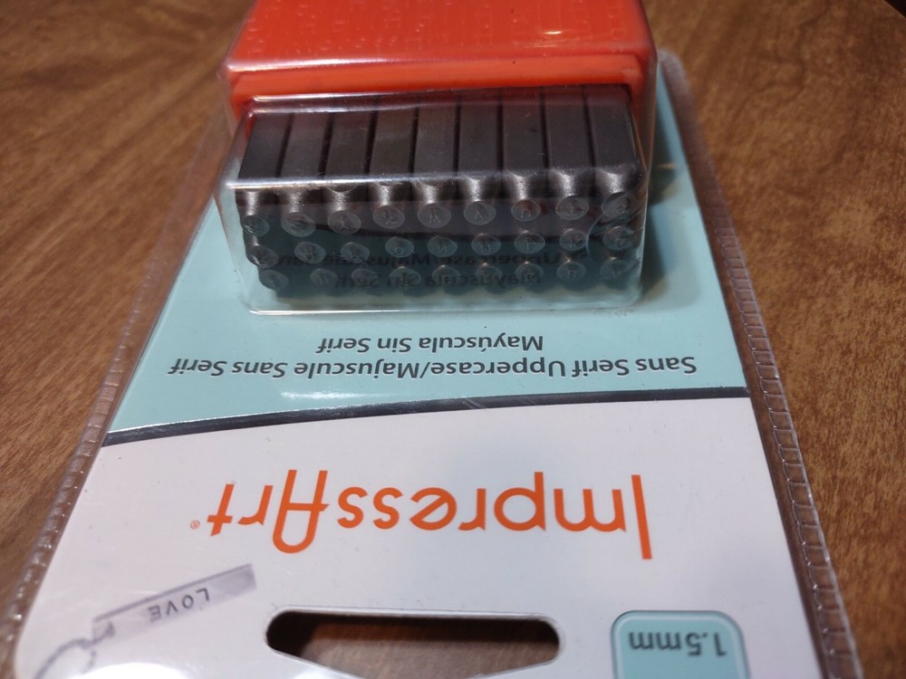 ImpressArt Basic Metal Stamp Set, Uppercase, 1.5mm