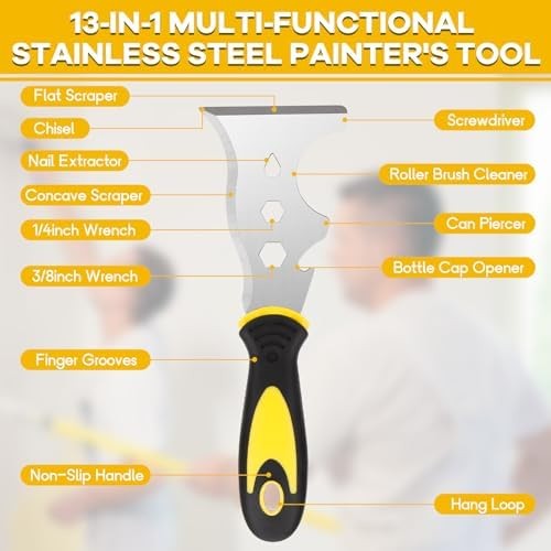 8 Pcs Stainless Steel Drywall Tool Kit