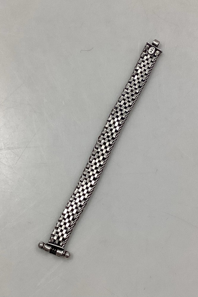 Sterling Silver Bracelet with dense ornamentation