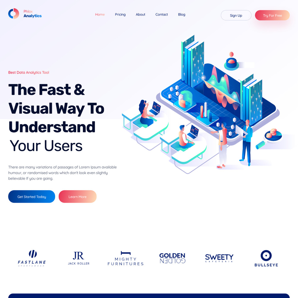Analytics Tool Website Design with Free VPS Web Hosting and Installation