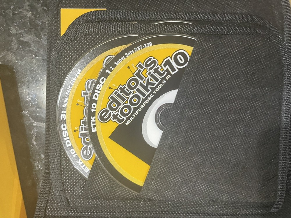 Editor's Toolkit 10 Multipurpose Tools III DVD Set Digital Juice Preowned