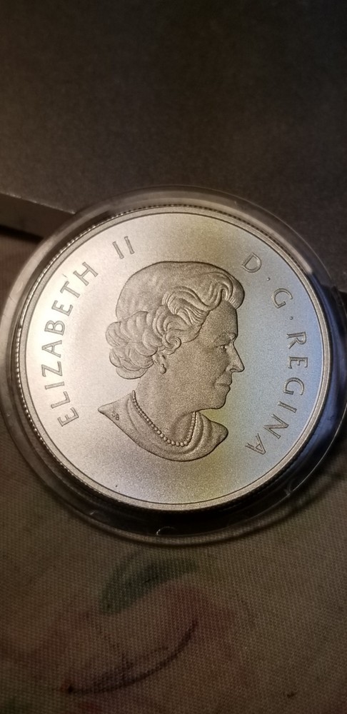 O Canada 2014 Proof Gem $10 Silver Coin Moose.