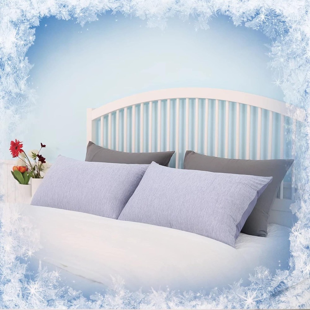 Cooling Pillowcases King Size - Double Side Q-Max 0.439 Cooling
