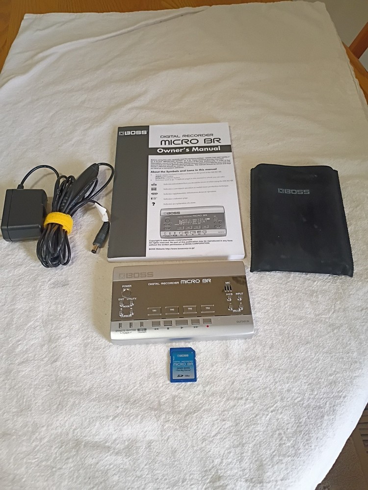 Boss Micro BR Digital Recorder w/128mb Card Tested D12