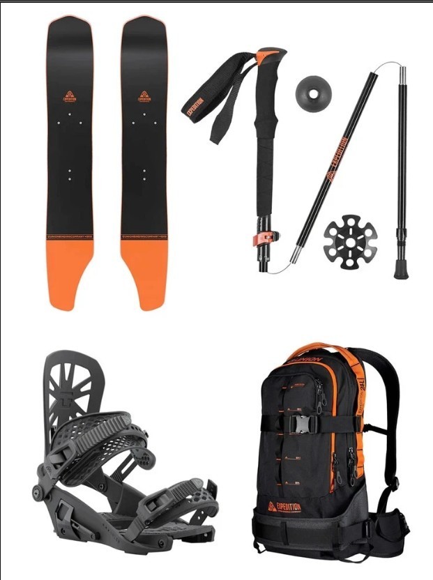 Union Bindings Rover Approach Ski Setup.