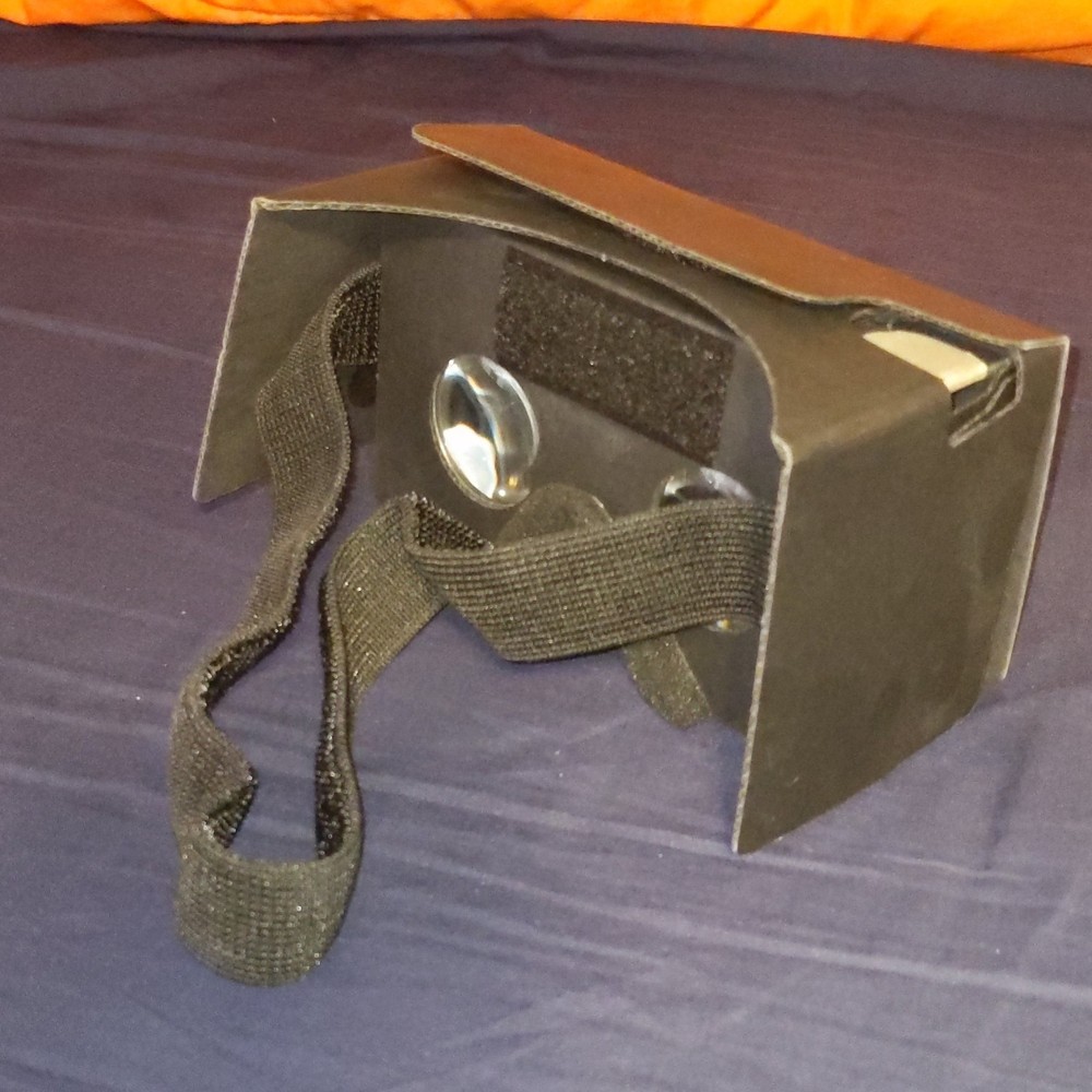 Google Cardboard Black Smartphone VR Headset with Strap