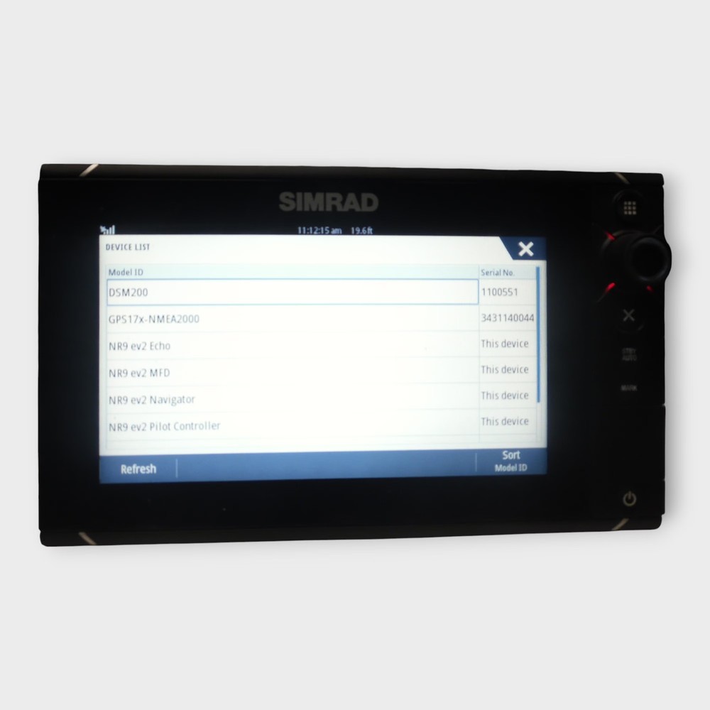 Simrad NSS9 Evo2 9" Touchscreen MFD Chartplotter w/Accessories Tested Good