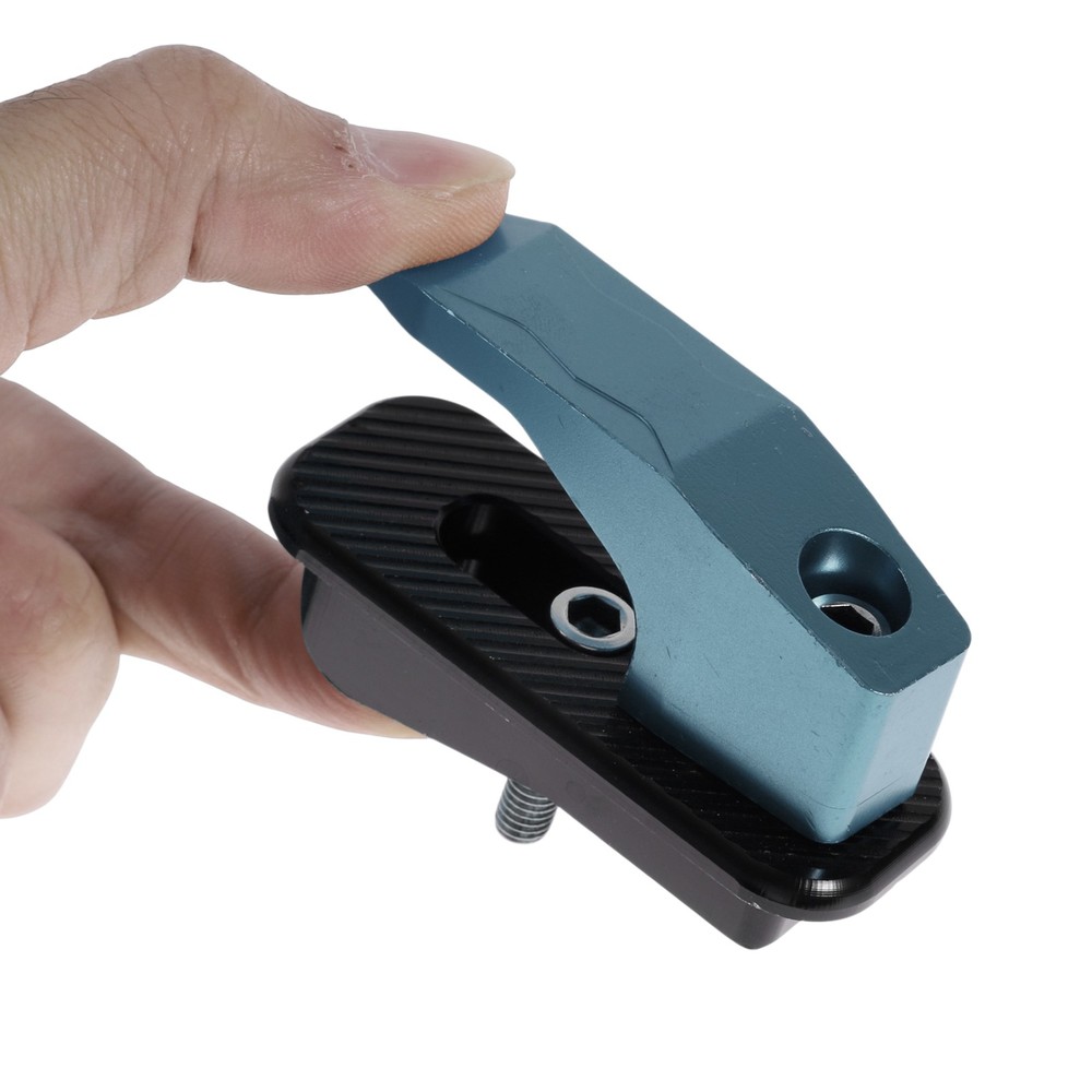 Alluper Alloy Rectangular Hook for Mini Motorcycle 1 Set Light Blue