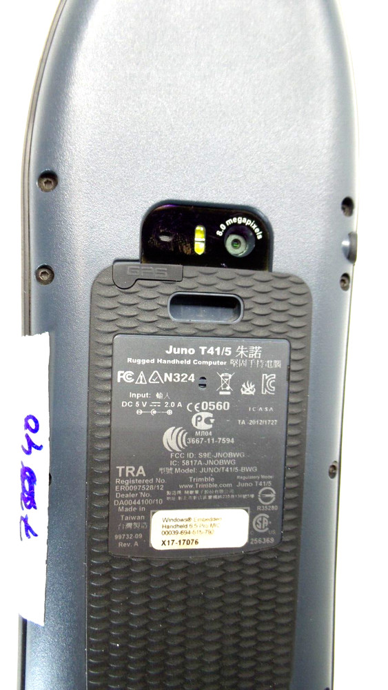 Trimble Juno T41/5 5 Series GPS Data Collector Rugged Handheld Computer with Pen