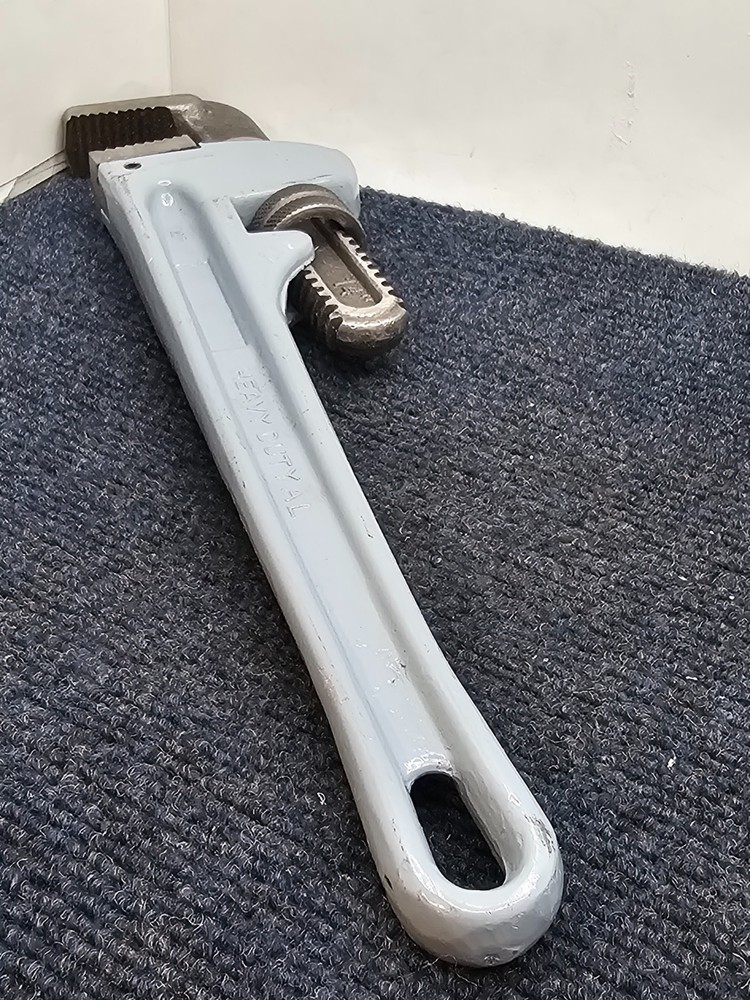 Adjustable Pipe Wrench 14" Heavy Duty Drop Forge Plumbing Tools
